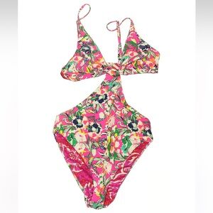 Maaji Pink and Green Floral Delight